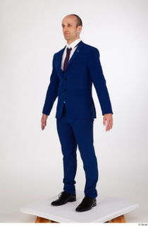  Serban a poses black oxford shoes blue suit blue suit jacket blue suit trousers blue tie business dressed standing whole body 0002.jpg